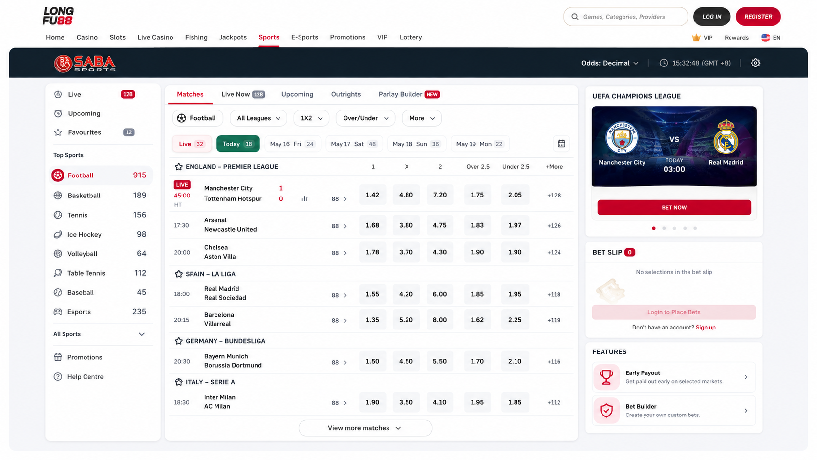 Longfu88 sports betting platform